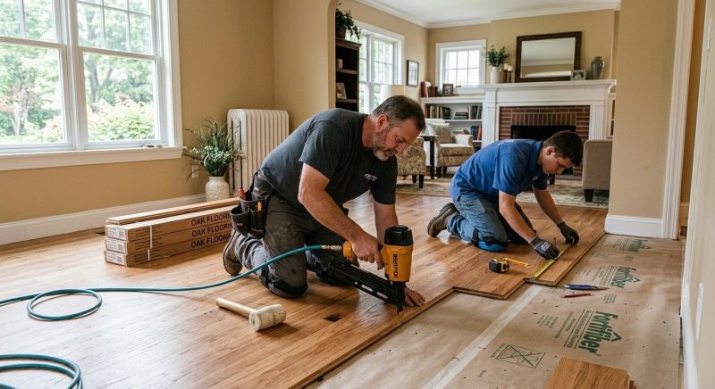 Our team working on Flooring Service projects in Thousand Oaks, CA