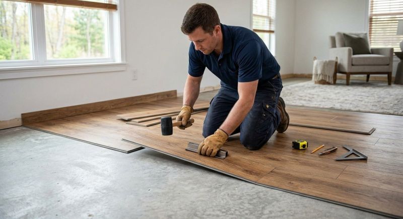 Luxury Vinyl Tile Installation in Woodland Hills, CA