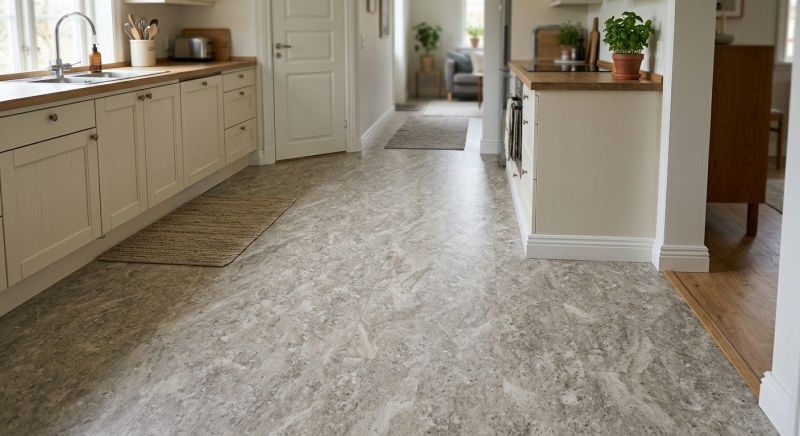 Sheet Linoleum Installation in Valencia, CA