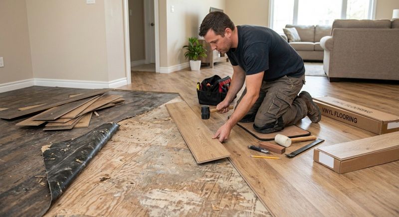 Vinyl Flooring Installation in Canoga Park, CA